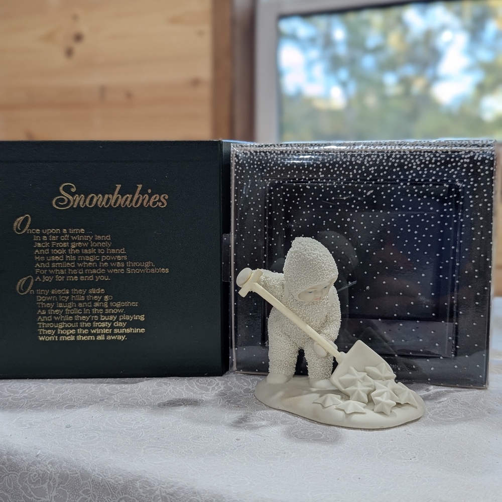 Department 56 Snowbabies Ceramic Figurine - White